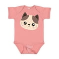 thumbnail image 1 of Inktastic Cute Cat, Little Cat, Cat Head, Brown Cat Boys or Girls Baby Bodysuit, 1 of 5