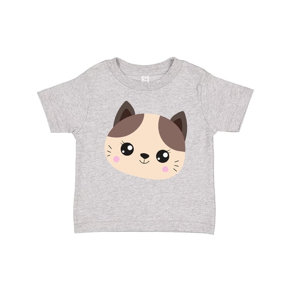 Inktastic Cute Cat, Little Cat, Cat Head, Brown Cat Boys or Girls Baby T-Shirt