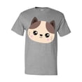 thumbnail image 1 of Inktastic Cute Cat, Little Cat, Cat Head, Brown Cat T-Shirt, 1 of 5