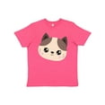 thumbnail image 1 of Inktastic Cute Cat, Little Cat, Cat Head, Brown Cat Youth T-Shirt, 1 of 5