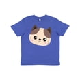 thumbnail image 1 of Inktastic Cute Cat, Little Cat, Cat Head, Brown Cat Youth T-Shirt, 1 of 5