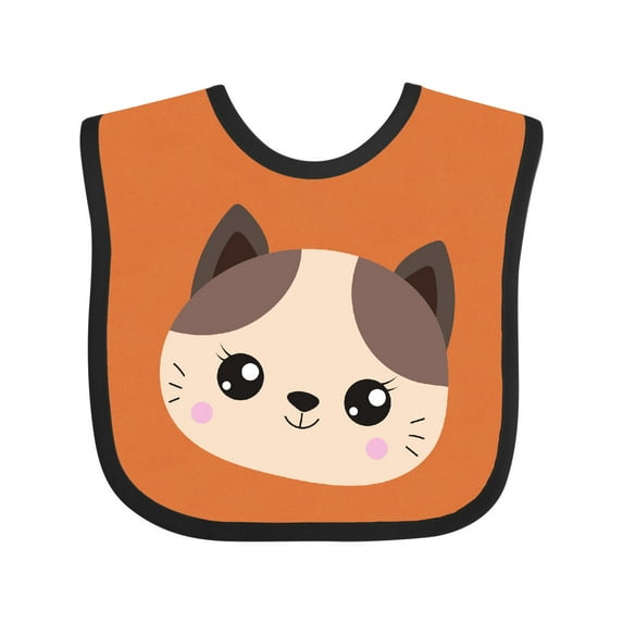 Inktastic Cute Cat, Little Cat, Kitten, Kitty, Cute Animal Boys or Girls Baby Bib