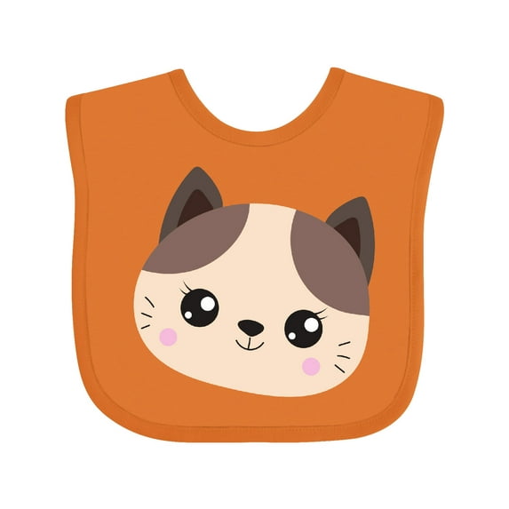 Inktastic Cute Cat, Little Cat, Kitten, Kitty, Cute Animal Boys or Girls Baby Bib