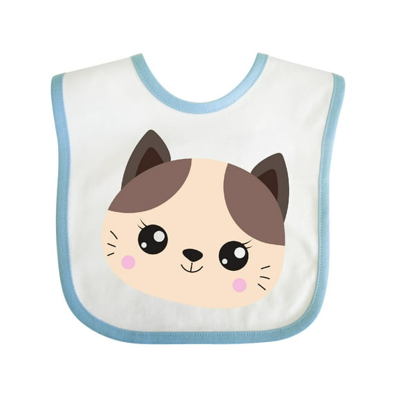 Inktastic Cute Cat, Little Cat, Kitten, Kitty, Cute Animal Boys or Girls Baby Bib