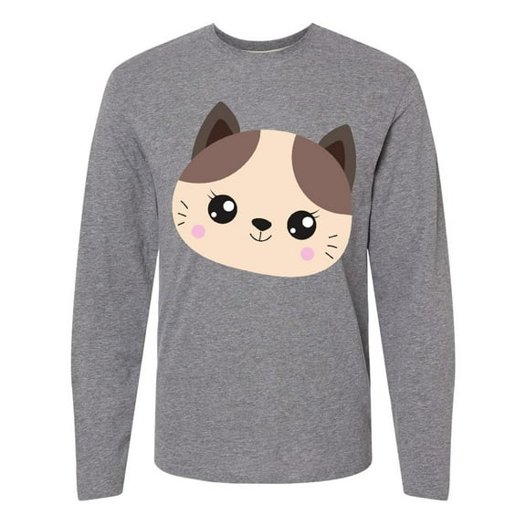 Inktastic Cute Cat, Little Cat, Kitten, Kitty, Cute Animal Long Sleeve T-Shirt