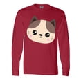 thumbnail image 1 of Inktastic Cute Cat, Little Cat, Kitten, Kitty, Cute Animal Long Sleeve T-Shirt, 1 of 5