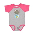 thumbnail image 1 of Inktastic Cute Cat, Little Cat, Kitty, Kitten, Fish Bowl Girls Baby Bodysuit, 1 of 5