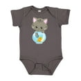 thumbnail image 1 of Inktastic Cute Cat, Little Cat, Kitty, Kitten, Fish Bowl Girls Baby Bodysuit, 1 of 5