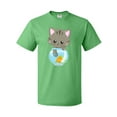 thumbnail image 1 of Inktastic Cute Cat, Little Cat, Kitty, Kitten, Fish Bowl T-Shirt, 1 of 5
