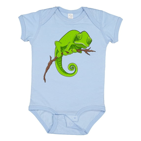 Inktastic Cute Chameleon Boys or Girls Baby Bodysuit