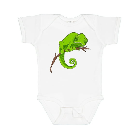 Inktastic Cute Chameleon Boys or Girls Baby Bodysuit