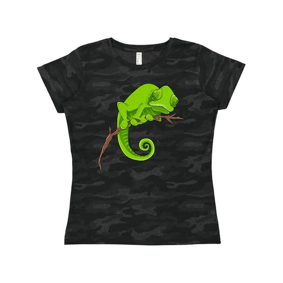 Inktastic Cute Chameleon Women's T-Shirt