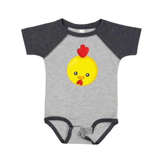 Inktastic Cute Chicken, Baby Chicken, Chick, Rooster Boys or Girls Baby Bodysuit