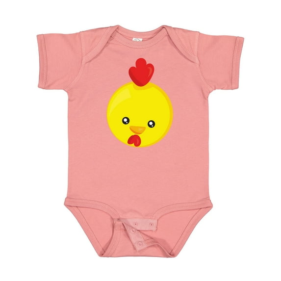 Inktastic Cute Chicken, Baby Chicken, Chick, Rooster Boys or Girls Baby Bodysuit