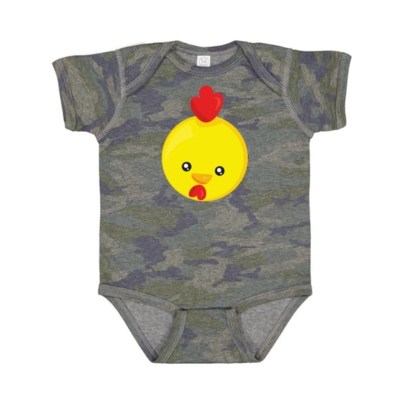 Inktastic Cute Chicken, Baby Chicken, Chick, Rooster Boys or Girls Baby Bodysuit