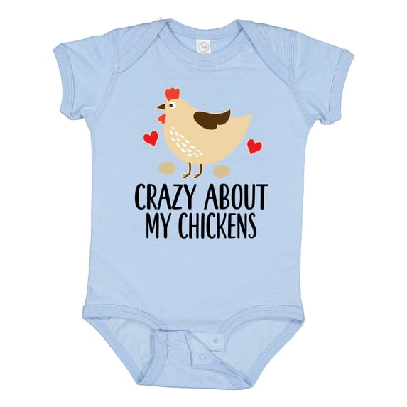 Inktastic Cute Chicken Farming Boys or Girls Baby Bodysuit