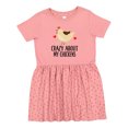 thumbnail image 1 of Inktastic Cute Chicken Farming Girls Toddler Dress, 1 of 5