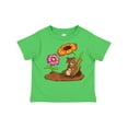 thumbnail image 1 of Inktastic Cute Chipmunk on Lunch Break with Flowers Boys or Girls Toddler T-Shirt, 1 of 5