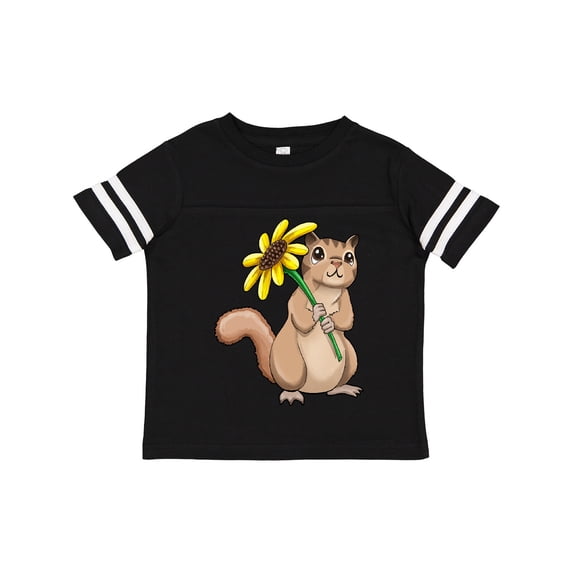 Inktastic Cute Chipmunk with Sunflower Boys or Girls Toddler T-Shirt