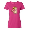 thumbnail image 1 of Inktastic Cute Chipmunk with Sunflower Women's T-Shirt, 1 of 5