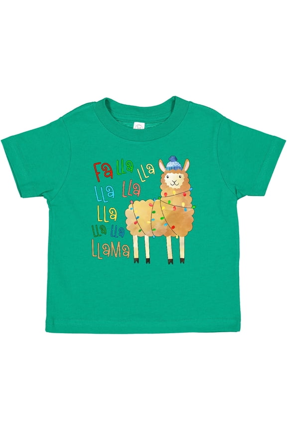 Cute Christmas Fa Lla Llama Boys or Girls Baby T-Shirt
