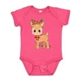 thumbnail image 1 of Inktastic Cute Christmas Reindeer with Christmas Lights Boys or Girls Baby Bodysuit, 1 of 5