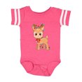thumbnail image 1 of Inktastic Cute Christmas Reindeer with Christmas Lights Boys or Girls Baby Bodysuit, 1 of 5
