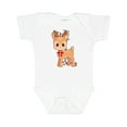 thumbnail image 1 of Inktastic Cute Christmas Reindeer with Christmas Lights Boys or Girls Baby Bodysuit, 1 of 5