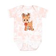 thumbnail image 1 of Inktastic Cute Christmas Reindeer with Christmas Lights Boys or Girls Baby Bodysuit, 1 of 5