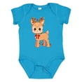 thumbnail image 1 of Inktastic Cute Christmas Reindeer with Christmas Lights Boys or Girls Baby Bodysuit, 1 of 5