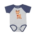 thumbnail image 1 of Inktastic Cute Christmas Reindeer with Christmas Lights Boys or Girls Baby Bodysuit, 1 of 5