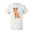 thumbnail image 1 of Inktastic Cute Christmas Reindeer with Christmas Lights T-Shirt, 1 of 5