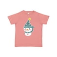 thumbnail image 1 of Inktastic Cute Christmas Snowman in Blue Hat and Scarf Boys or Girls Toddler T-Shirt, 1 of 5