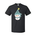 thumbnail image 1 of Inktastic Cute Christmas Snowman in Blue Hat and Scarf T-Shirt, 1 of 5