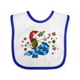 thumbnail image 1 of Inktastic Cute Christmas Unicorn with Cookies Boys or Girls Baby Bib, 1 of 4