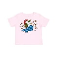 thumbnail image 1 of Inktastic Cute Christmas Unicorn with Cookies Boys or Girls Toddler T-Shirt, 1 of 5