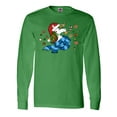 thumbnail image 1 of Inktastic Cute Christmas Unicorn with Cookies Long Sleeve T-Shirt, 1 of 5