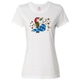 thumbnail image 1 of Inktastic Cute Christmas Unicorn with Cookies Women's T-Shirt, 1 of 5
