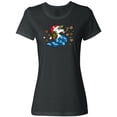 thumbnail image 1 of Inktastic Cute Christmas Unicorn with Cookies Women's T-Shirt, 1 of 5