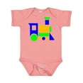 thumbnail image 1 of Inktastic Cute Colorful Train Boys or Girls Baby Bodysuit, 1 of 5