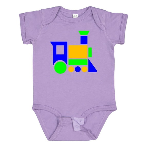 Inktastic Cute Colorful Train Boys or Girls Baby Bodysuit