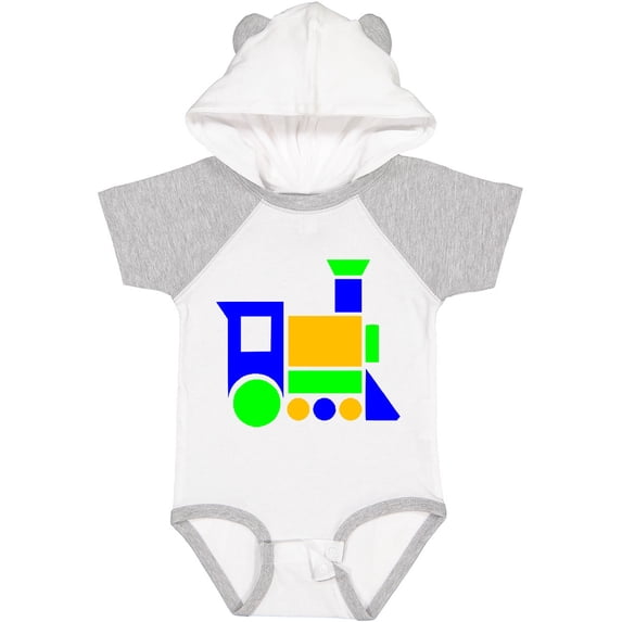 Inktastic Cute Colorful Train Boys or Girls Baby Bodysuit