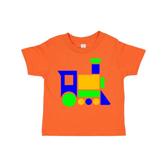Inktastic Cute Colorful Train Boys or Girls Toddler T-Shirt