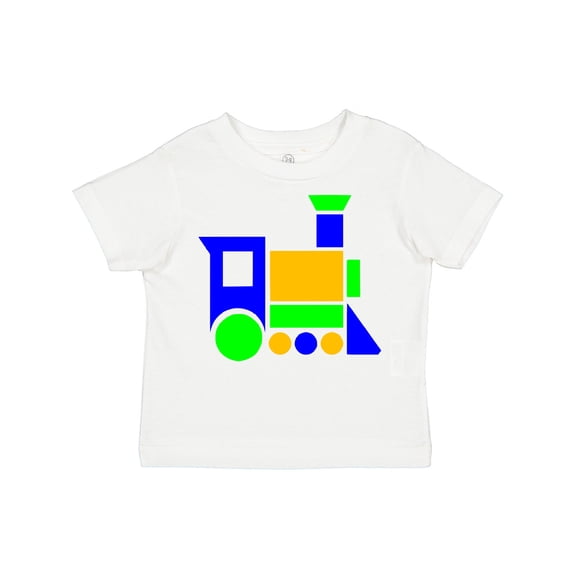 Inktastic Cute Colorful Train Boys or Girls Toddler T-Shirt