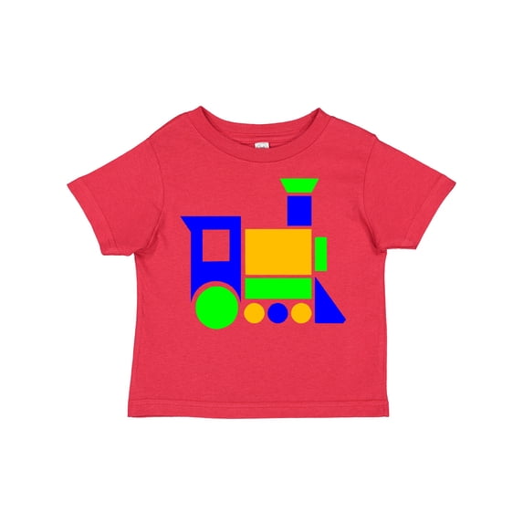 Inktastic Cute Colorful Train Boys or Girls Toddler T-Shirt
