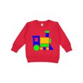 thumbnail image 1 of Inktastic Cute Colorful Train Toddler Sweatshirt, 1 of 4