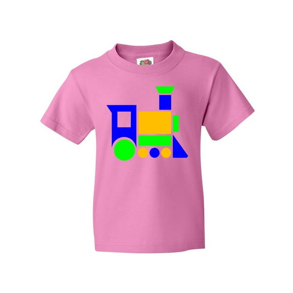Inktastic Cute Colorful Train Youth T-Shirt