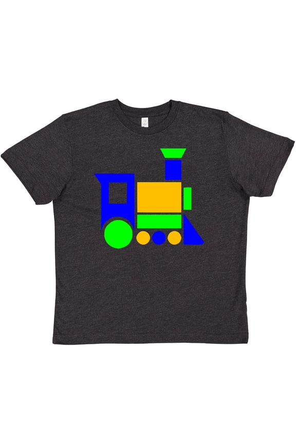 Cute Colorful Train Youth T-Shirt