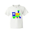 thumbnail image 1 of Inktastic Cute Colorful Train Youth T-Shirt, 1 of 5