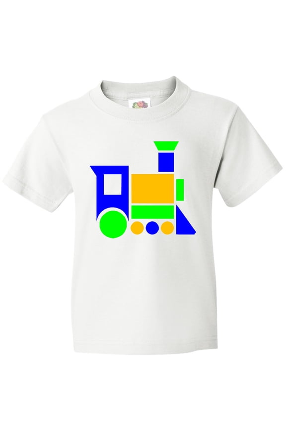 Cute Colorful Train Youth T-Shirt